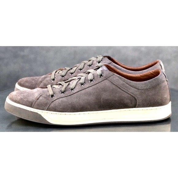 Johnston & Murphy Women's Sneakers Shoes Size 10.5 Nubuck Leather Olive Green - Picture 2 of 12